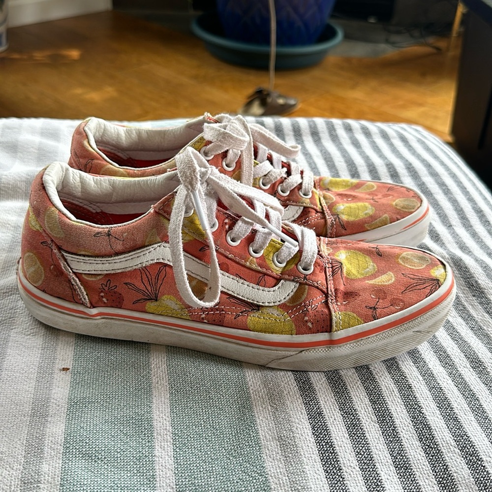 🍒🍊Kid’s Orange Vans 🍊🍒